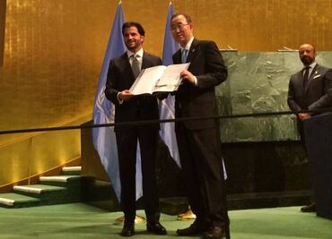 Entrega Pacchiano a ONU ratificación de Acuerdo de París