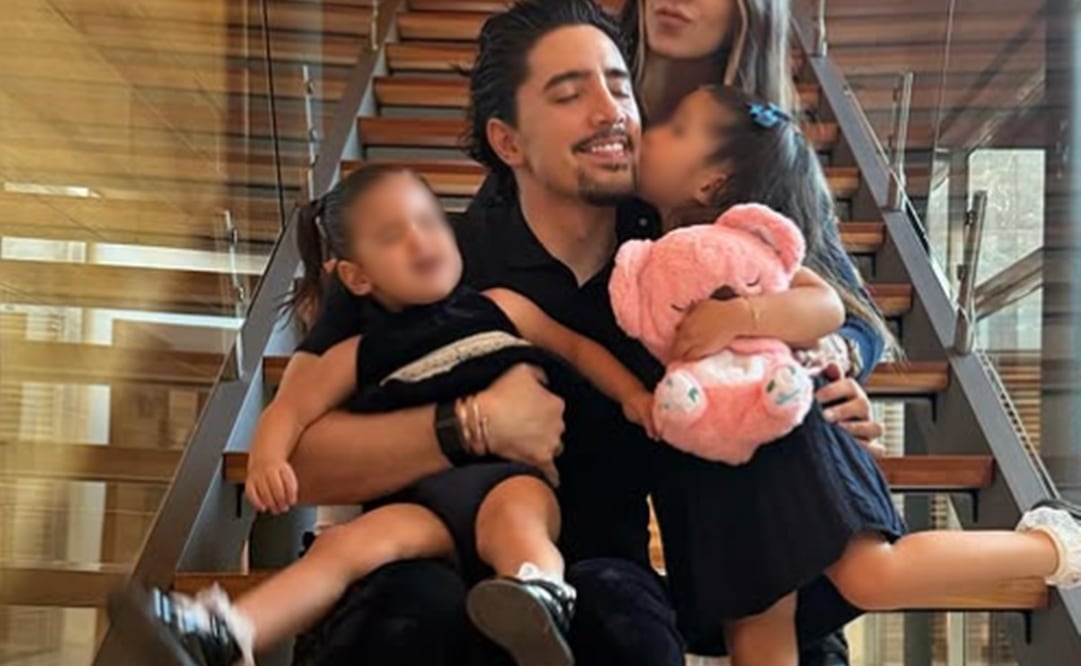 Alex Fernández y sus hijas: Mía y Nirvana. Foto: Instagram oficial.