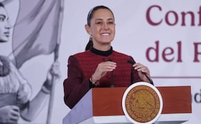 La Mañanera del Pueblo encabezada por la presidenta Claudia Sheinbaum Pardo en el Salón Tesorería de Palacio Nacional. Foto: Fernanda Rojas/EL UNIVERSAL