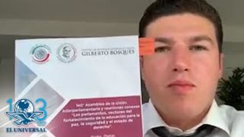 Justifica Samuel García, senador de MC, viaje a Qatar