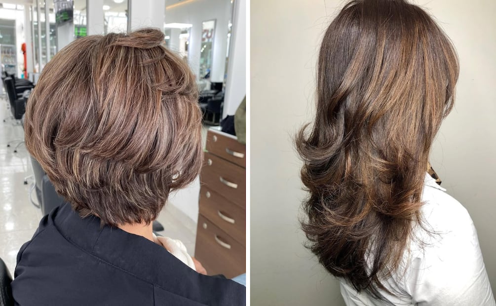 Los castaños pueden lucir muy naturales. Foto: Instagram @paola_rove_artist, @alejandrocolorista