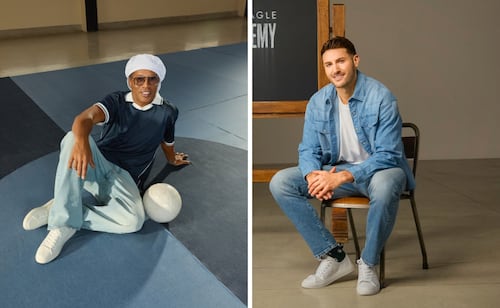Ronaldinho and Santiago Giménez Explore Off-Field Greatness in New Campaign