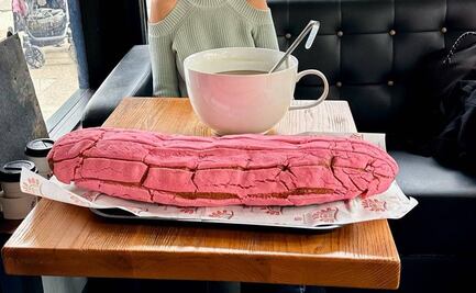 ¿Qué tanto te gusta el pan dulce? Conoce la concha gigante