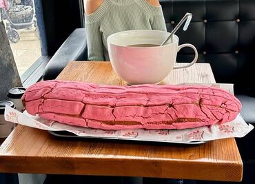 ¿Qué tanto te gusta el pan dulce? Conoce la concha gigante