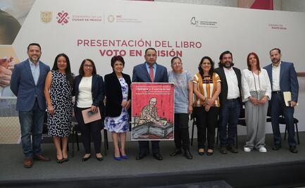 Presentan libro sobre el primer voto de personas en prisión en CDMX