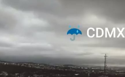 Se registra lluvia ligera en 3 delegaciones