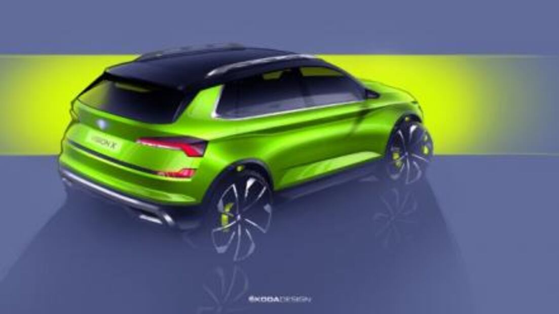 Skoda Vision X un auto que combina gas natural , gasolina y propulsión eléctrica