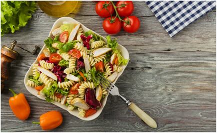 #Receta de Fusilli bajo en calorías 