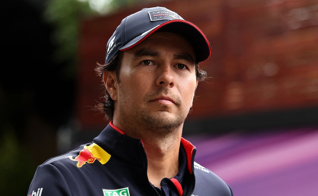 Checo Pérez durante el Gran Premio de Australia - Foto: AFP