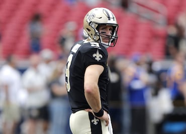 Brees sufre desgarre de ligamento del pulgar