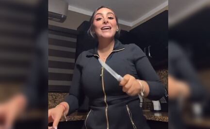 Alcaldesa de Soto La Marina se viraliza al aparecer en video con cuchillo en mano; cuota para ingresar a la playa es "voluntaria", dice