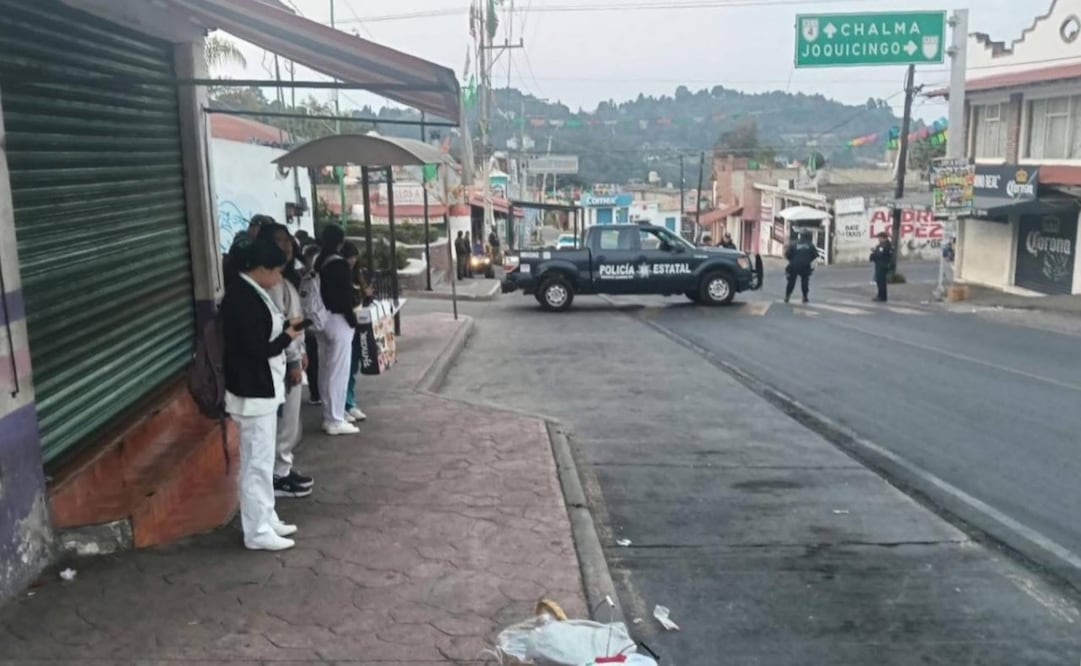 Enfrentamiento en Ocuilan, Edomex. Foto: Especial