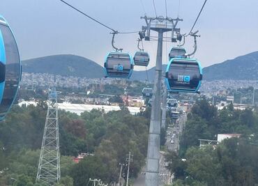 Falla en sistema eléctrico provoca cierre de tres estaciones de la Línea 2 del Cablebús; hay servicio provisional