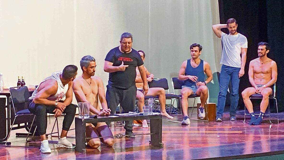 Los protagonistas de la obra, durante un ensayo exclusivo en el que estuvo presente EL UNIVERSAL, (previo al estreno del montaje) destacan el carácter festivo de la obra. Dirige Gerardo González. Foto: Sughey Baños/ EL UNIVERSAL