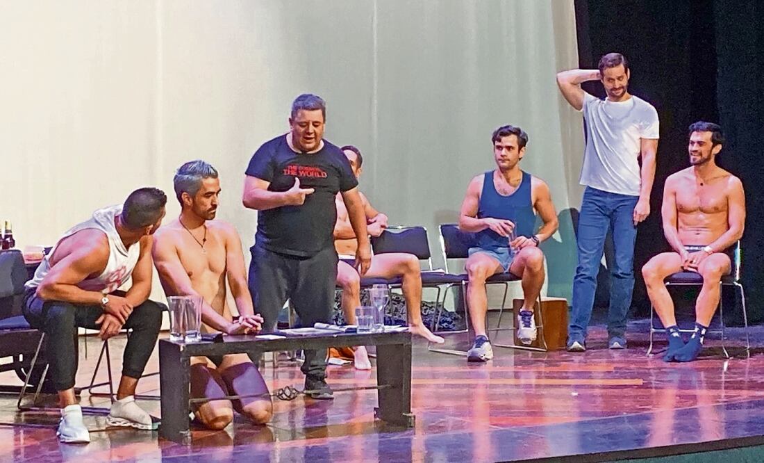 Los protagonistas de la obra, durante un ensayo exclusivo en el que estuvo presente EL UNIVERSAL, (previo al estreno del montaje) destacan el carácter festivo de la obra. Dirige Gerardo González. Foto: Sughey Baños/ EL UNIVERSAL