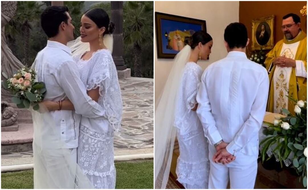 En redes sociales y Tik Tok, su esposa Lilo, coloco el video de la ceremonia eclesiástica. Foto: ESPECIAL