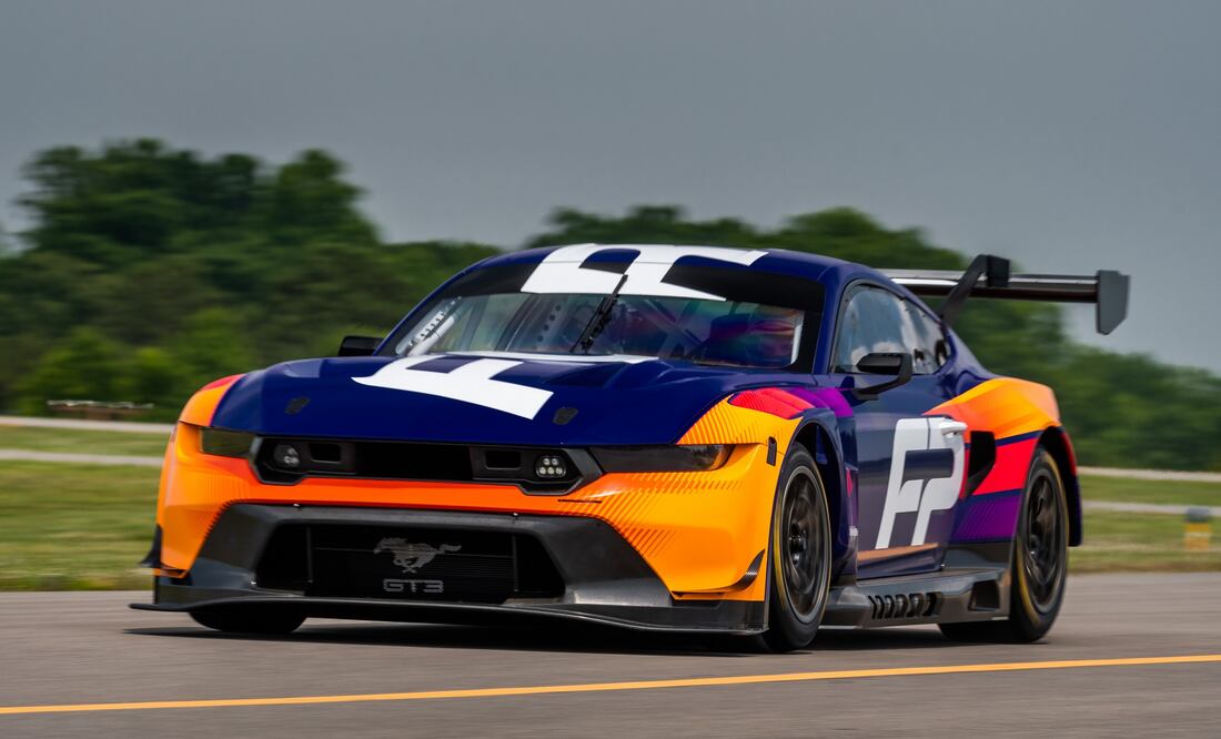 El Mustang GT3 marca el regreso de Ford en Le Mans.