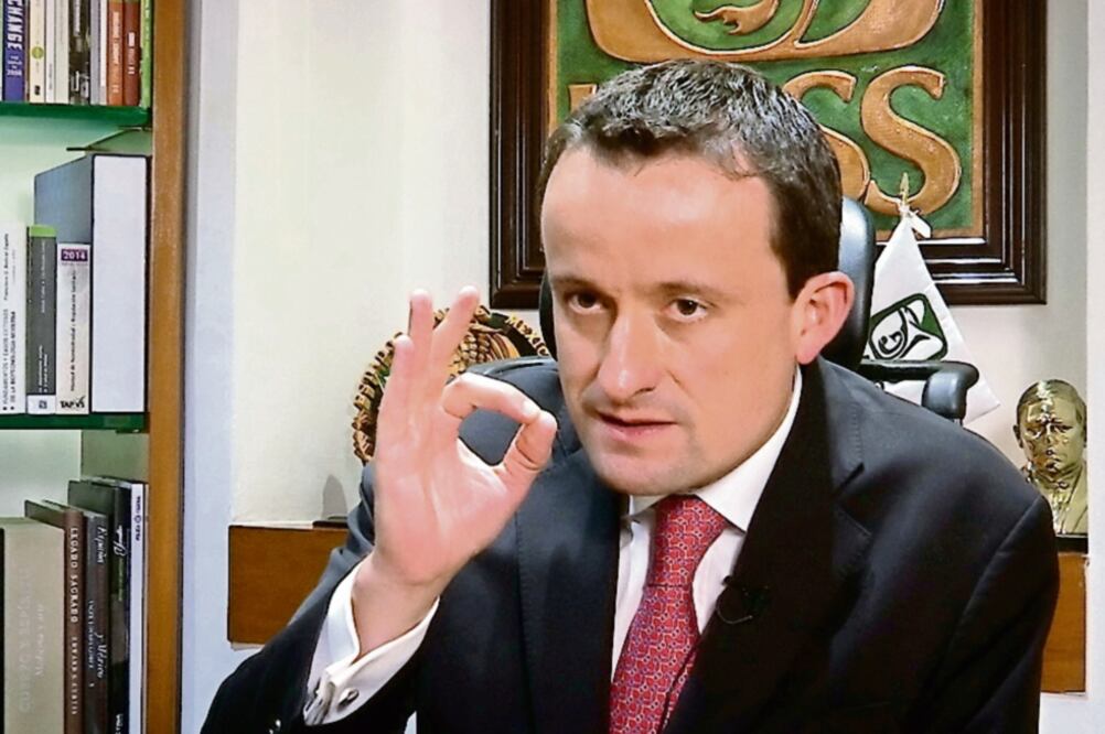 Mikel Arriola Peñalosa, Director general del Instituto Mexicano del Seguro Social. (FOTO: RAFAEL RAMÍREZ. EL UNIVERSAL)