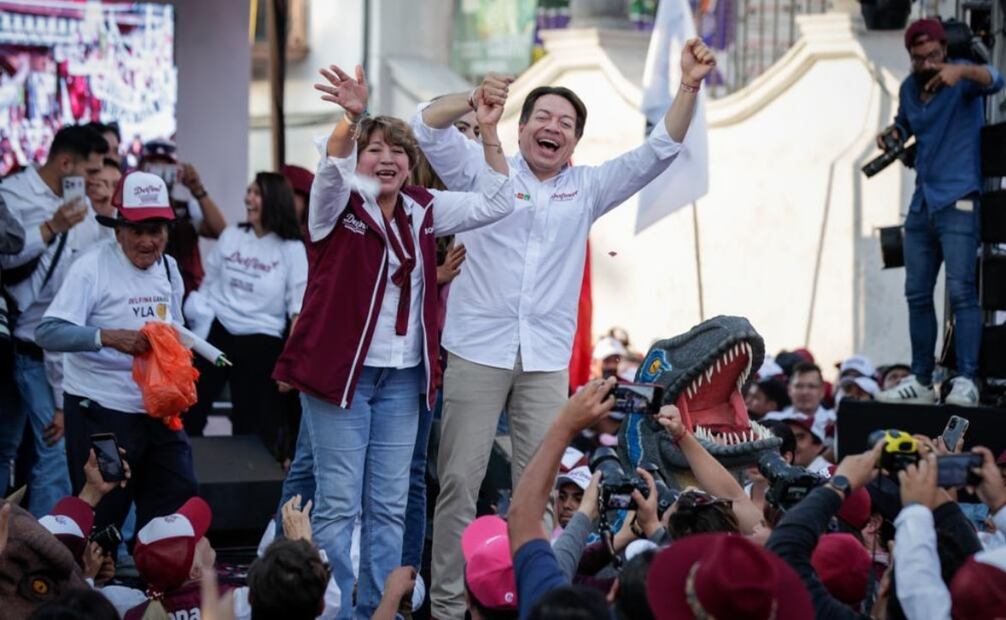 Delfina Gómez. Foto: Diego Simón Sánchez. EL UNIVERSAL