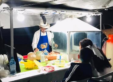 Don Churras, el taquero que vende todo en dos horas