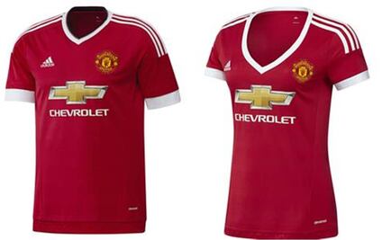 Acusan de "sexista" al United por camiseta