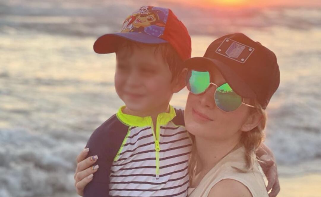 Imelda Tuñón y su hijo José Julián, nieto de Maribel Guardia. Foto: Instagram oficial.