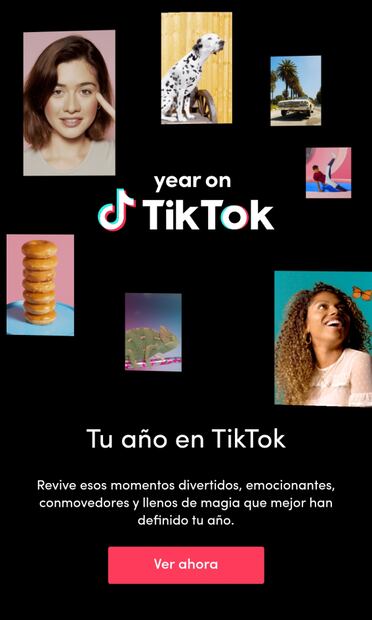 “Year on TikTok” la función que te dará tu resumen del 2020 en la plataforma