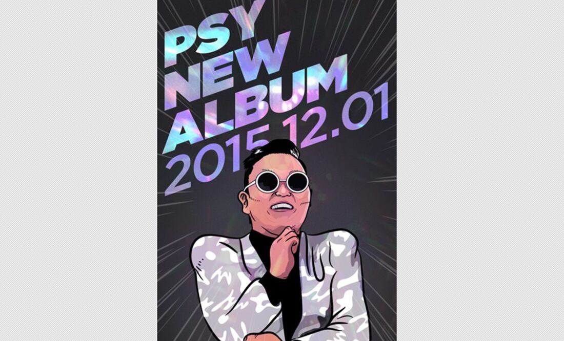 El álbum, cuyo título de momento no se ha revelado, será el primer trabajo de Psy en más de un año . FOTO: Twitter @psy_oppa