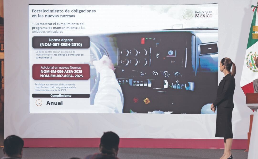 Durante la mañanera se dio a conocer que las empresas deberán cumplir con el programa de mantenimiento de pipas de gas LP. Foto: de Fernanda Rojas. El universal