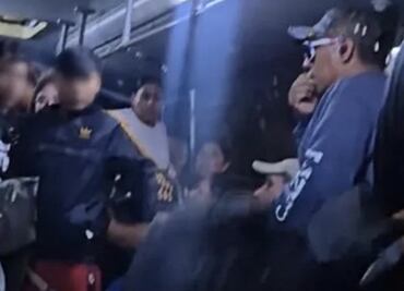 Joven saca hacha durante pelea a bordo de transporte público de Santa Catarina, Nuevo León