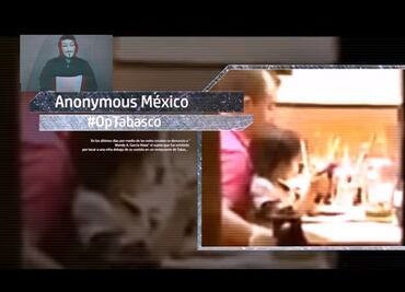 Amaga Anonymous con difundir información de pederasta de Tabasco