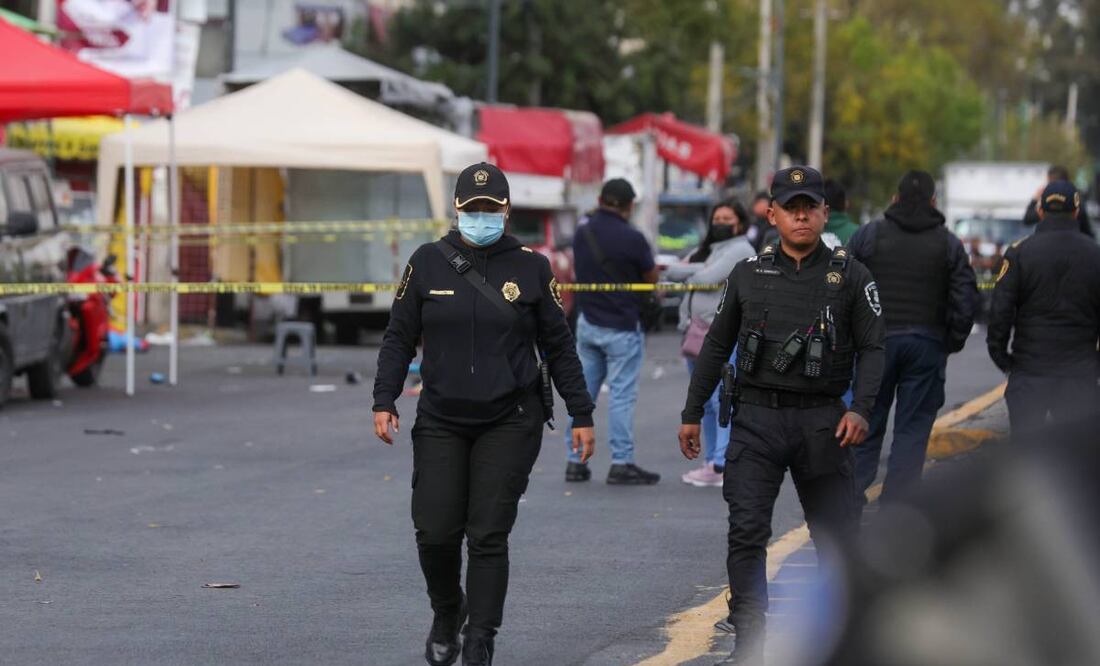 Una balacera entre presuntos extorsionadores y policías de la Secretaría de Seguridad Ciudadana dejó un saldo de dos muertos. Foto: Cuartoscuro/El Universal