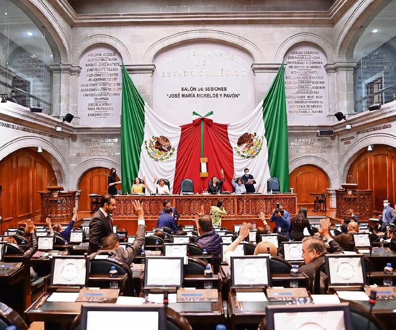 Los diputados del Congreso mexiquense han desechado y congelado la mayoría de las iniciativas pues se ha polarizado la opinión de las ocho bancadas e incluso se han generado algunas rupturas. Foto: Especial