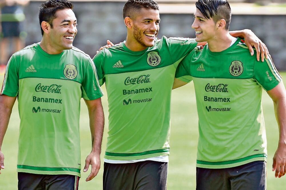 Fabián, Jonathan y Pulido, el tridente que busca titularidad (ETZEL ESPINOSA. IMAGO7)