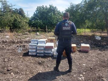 Recuperan cerveza con reporte de robo en Michoacán