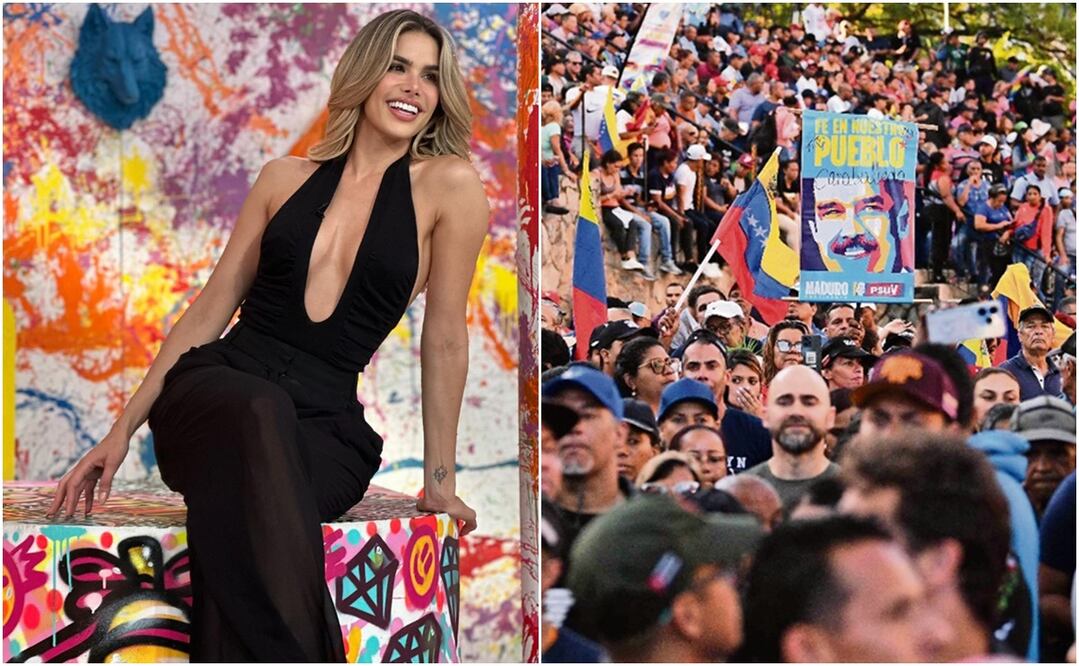 Marie Claire Harp lamenta la situación que enfrente Venezuela.
Fotos: Instagram y AFP / Federico Parra