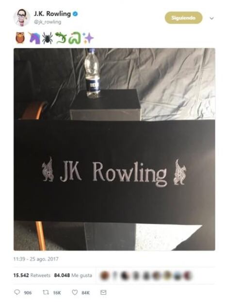 J.K. Rowling publica imagen del rodaje de Animales Fantásticos 2