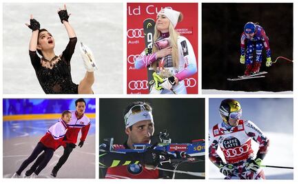 Las figuras a seguir en los Olímpicos de Invierno de Pyeongchang
