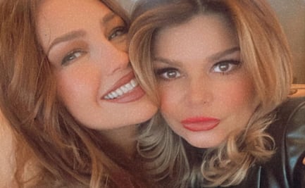 Itatí Cantoral y Thalía rompen las redes sociales tras reencontrarse en Nueva York