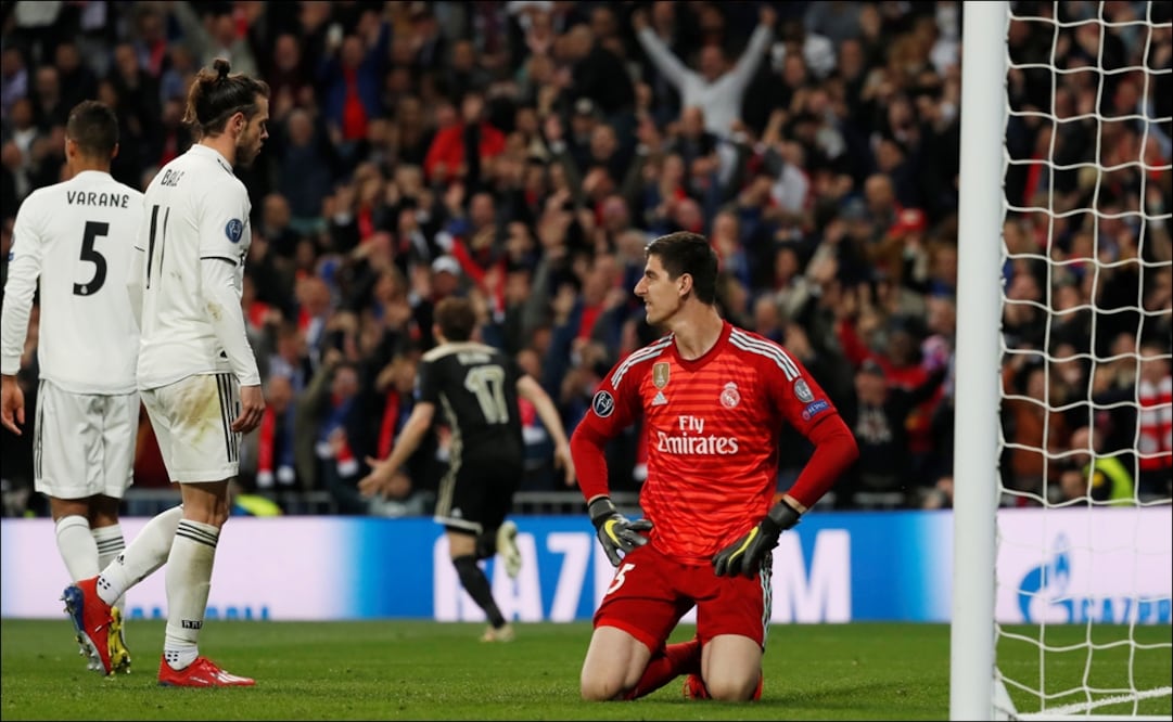 Real Madrid eliminado de Champions por el Ajax. Foto: Reuters
