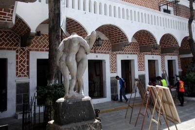 Mejoran imagen urbana del Barrio del Artista y del Parián de Puebla