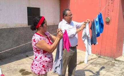 Tunden en redes a candidato en Veracruz por publicar foto como “papá luchón”