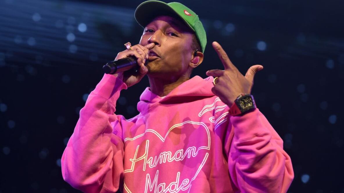 El cantante Pharrell Williams ha amenazado a Donald Trump con acciones legales si sigue usando sus canciones para mitines políticos. Foto: Getty Images