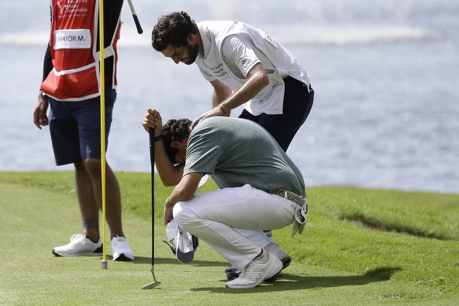 Santiago de la Fuente de México celebra al ganar el Latin America Amateur Championship - Foto: EFE