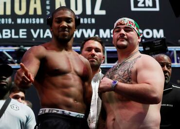 Andy Ruiz adelantó triunfo histórico ante Anthony Joshua