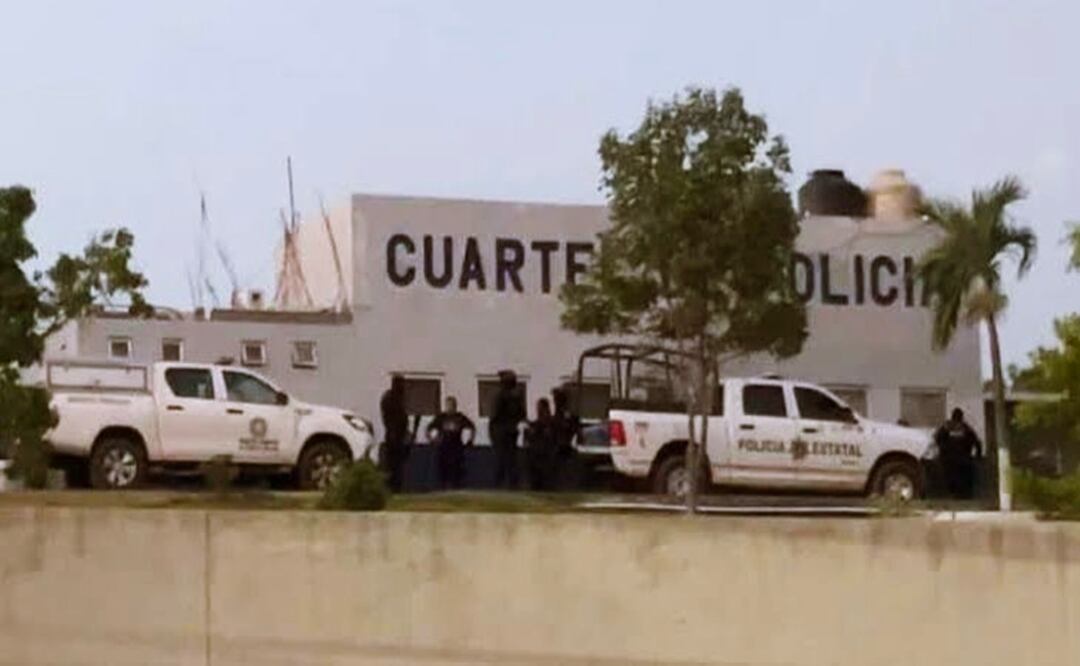 Lanzan explosivo contra cuartel de la Policía Estatal en Acapulco; no hubo heridos. Foto: X, @NoticiasGroHoy