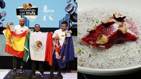 Fernando Paquini, segundo lugar en el certamen Cocinando con Trufa 2024