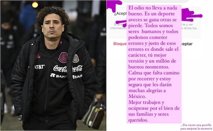 Esposa de Guillermo Ochoa recibe amenazas, tras juego de la Selección Mexicana