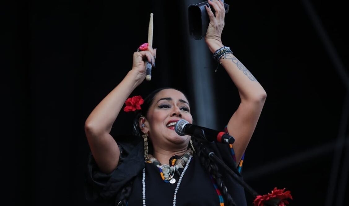 Presentación Lila Downs en el Vive Latino. Fotos: Fernanda Rojas