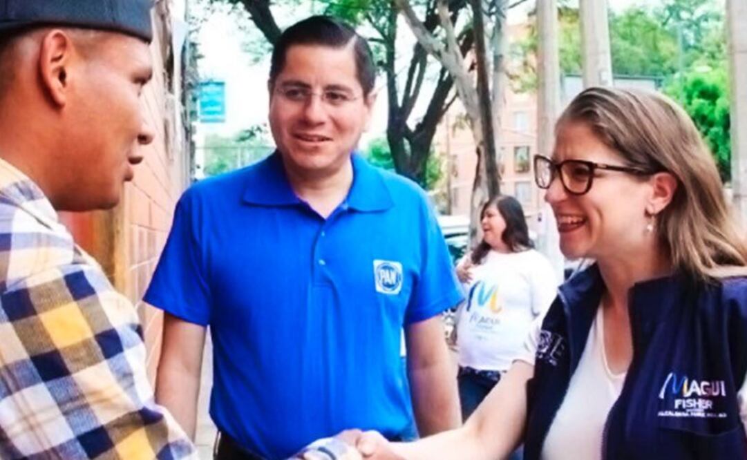 Margarita Martínez Fisher, candidata a la alcaldía de Miguel Hidalgo de la coalición por la Ciudad de México al frente (PAN/PRD/Movimiento Ciudadano) (Foto: Twitter / @maguifisher)
